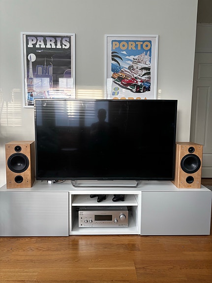 Sony STR-DB790 -kotiteatterivahvistin + Tannoy Mercury F2 -kaiuttimet