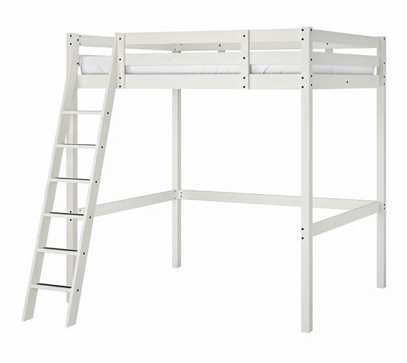 IKEA parvisänky valkoinen Storå 140x200