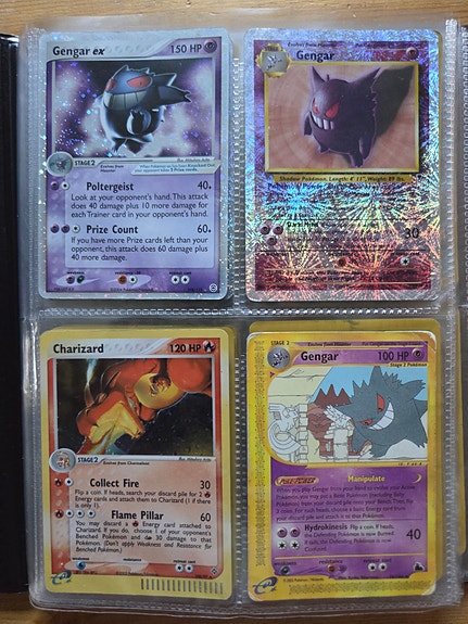 Pokemon-kortteja 90-luvun lopulta ja 2000-luvun alusta keräilijöille