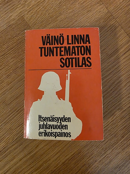 Tuntematon sotilas kirja itsenäisyyden juhlavuoden erikoispainos - 1977