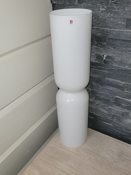 Iittala Lantern -kynttilälyhty 600 mm, valkoinen – kuin uusi