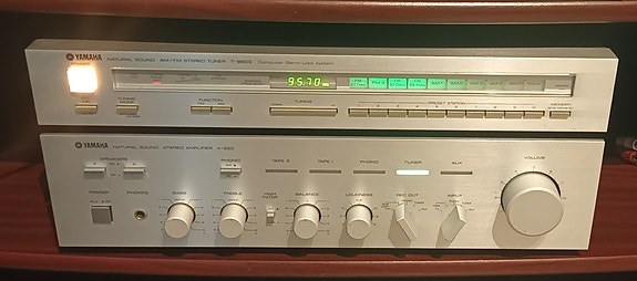 Yamaha vahvistin ja viritin