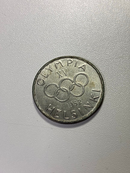 Suomi 500 markkaa olympiaraha Helsinki 1952