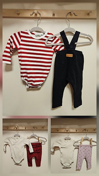 Vauvan vaatteita, Marimekko, Metsola, Newbie yms.