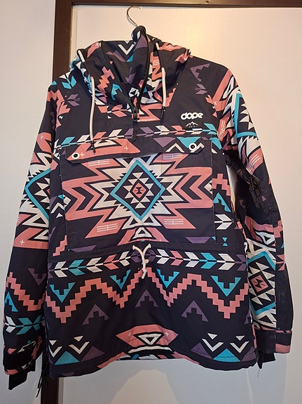 Dope anorakki takki XS kuviollinen