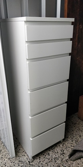 Ikea laatikosto valkoinen