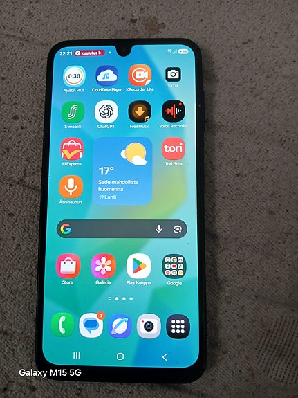 A16 LTE 4G  musta älypuhelin