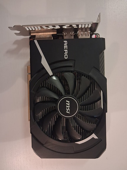 MSI Aero geforce GTX 1050 Ti näytönohjain