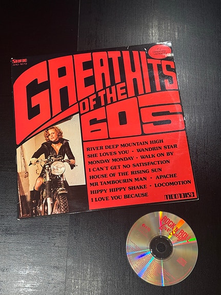 Great Hits of the 60s LP + Rock’n’Roll Love Songs CD