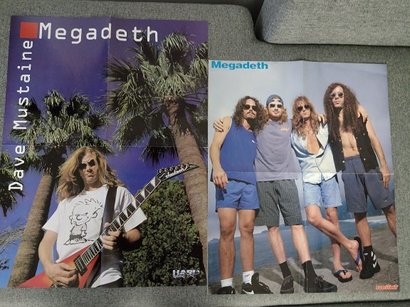 Dave mustaine Megadeth julisteet thrash metal