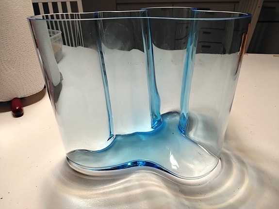 Iittala Aalto maljakko sininen