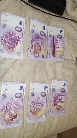 0 euro souvenir seteli - kokoelmasetti