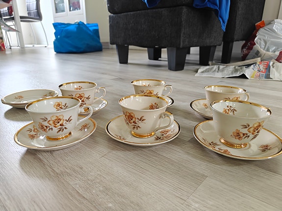 Arabian myrna kahvikupit ja tassit 6kpl