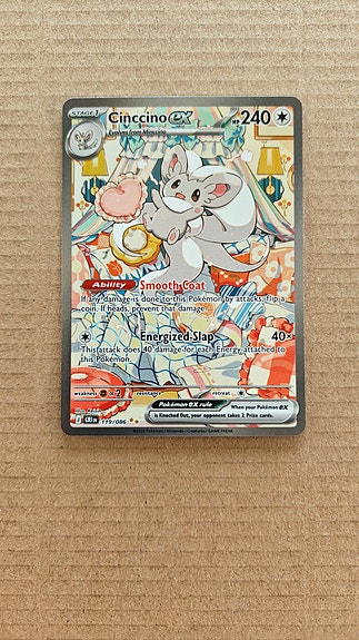 Pokemon kortti Cinccino EX 119/086