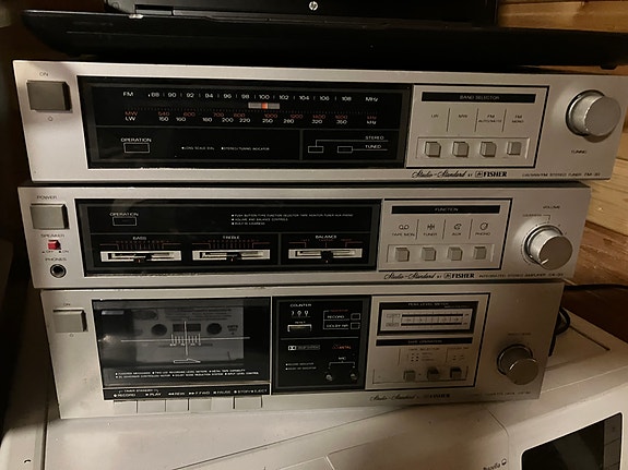 Fisher vintage erillis hifi viritin