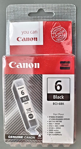 Mustekasetti Canon BCI-6BK
