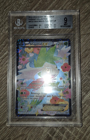 Shaymin EX (LTR RC21) BGS 9