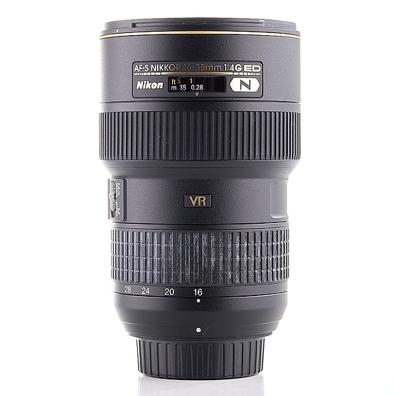 Nikon AF-S Nikkor 16-35mm f/4 G ED VR -objektiivi (käytetty)