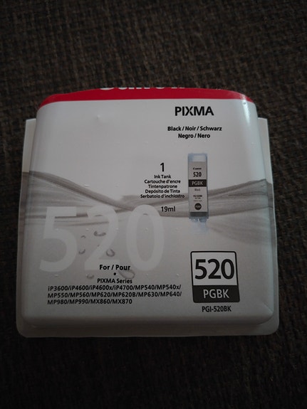 Canon pixma 520 mustekasetti musta