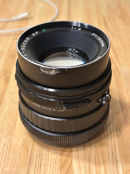 Mamiya-Sekor SF C 150mm f/4 (Mamiya RB67) – For Parts / Repair | Tori