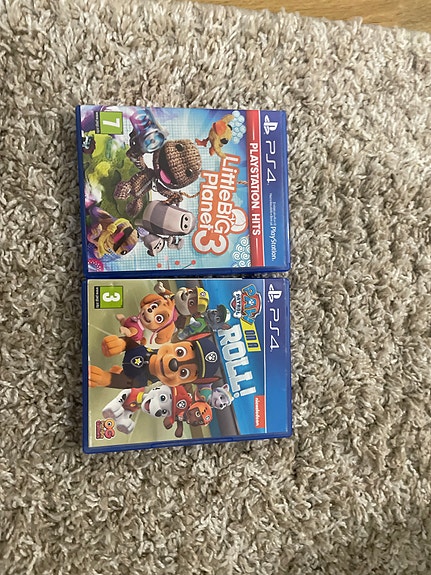 PlayStation 4 LittleBigPlanet 3 ja Paw Patrol pelit