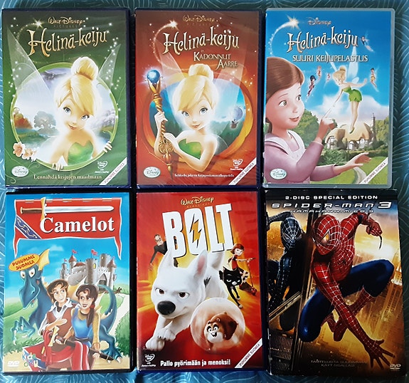 Lasten ja nuorten leffat, dvd 2