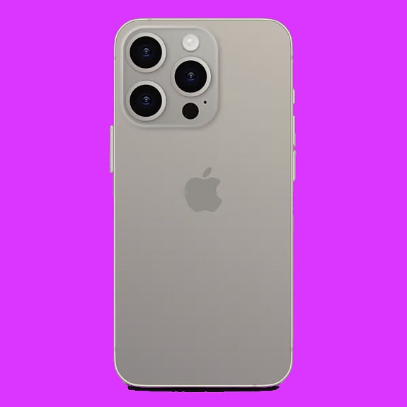 iPhone 15 Pro 128Gb Luonnontitaani - (Erinomainen) - Uusi 100% akku Puhelinmaa