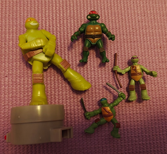 Ninja Turtles pienet keräilyfiguurit