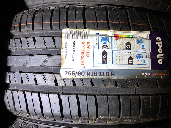 Kesä renkaat 265/60-18  uusi pari h.150e