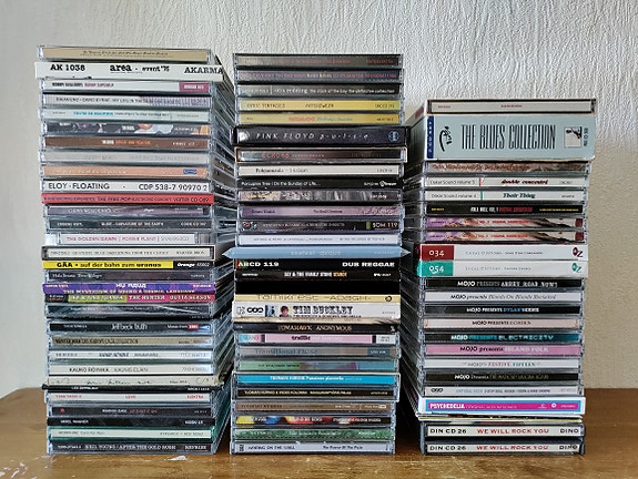 CD-levyt: rock, soul, yms.