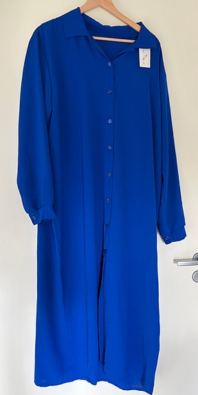 sähkönsininen mekko uusi