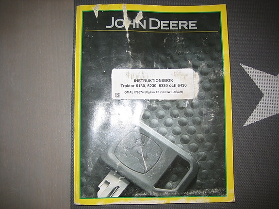 John Deere 6130, 6230, 6330, 6430 instruktionsbok