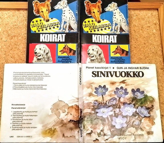Hauskaa Automatkaa, Nalle Puh ym. lastenkirjat, tehtävä kirjat, Brion helistin,