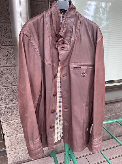 Jofama Mens Line miesten nahkatakki ruskea koko 52