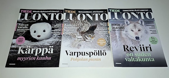 Tiede luonto / Suomen luonto lehti (valikoima)