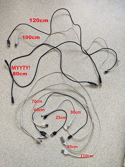 Micro USB Kaapeli - USB to Micro-USB