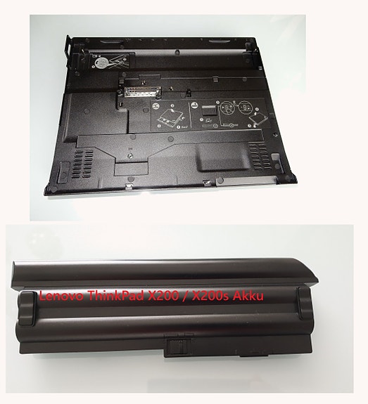 Lenovo ThinkPad X200 telakka + CD/DVD asema + Akku